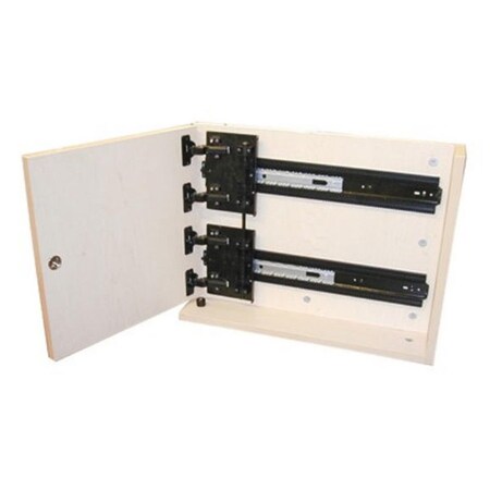 Knape & Vogt Knape & Vogt Kv8091 P30 Eb 30 In. Heavy Duty Rack And Pinion .75 Overlay Pocket Door Slide - Black KV8091 P30 EB